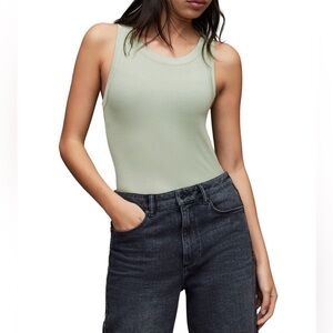 AllSaints Aeina Tank - Sage Green
